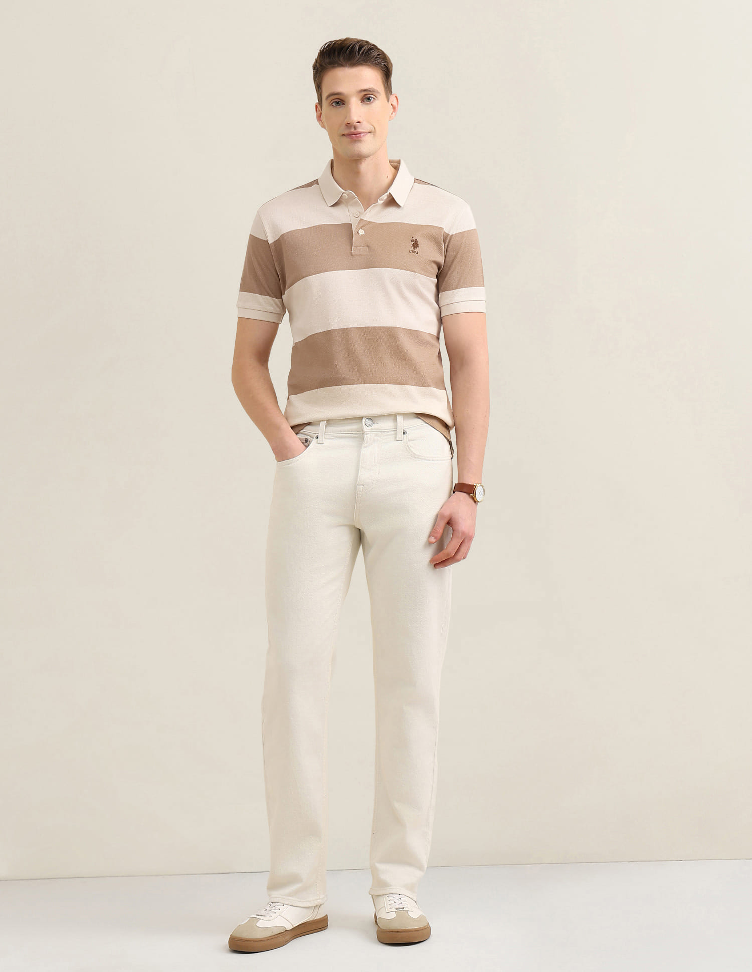 Buy U.S. Polo Assn. Horizontal Striped Sotogrande Polo Shirt