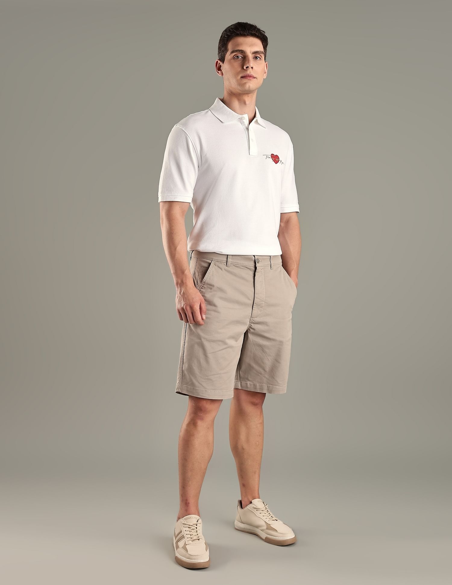 Tommy Hilfiger Logo Regular-Fit Cotton Polo T-Shirt