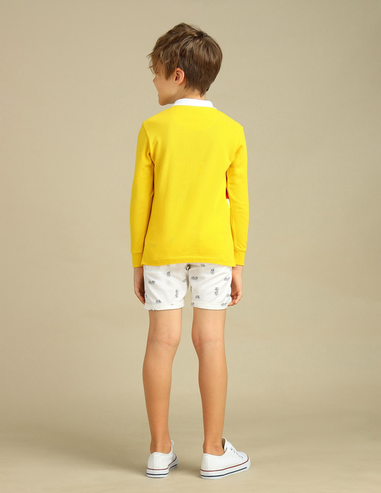 U.S. Polo Assn. Kids Boys Colour Blocked Polo Shirt