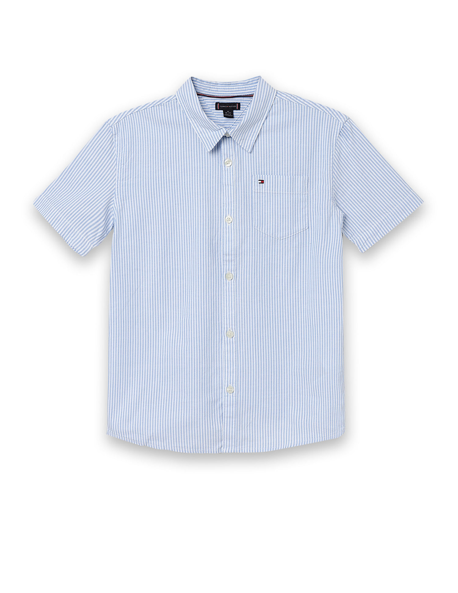 Tommy Hilfiger Kids Boys Stretch Stripe Shirt