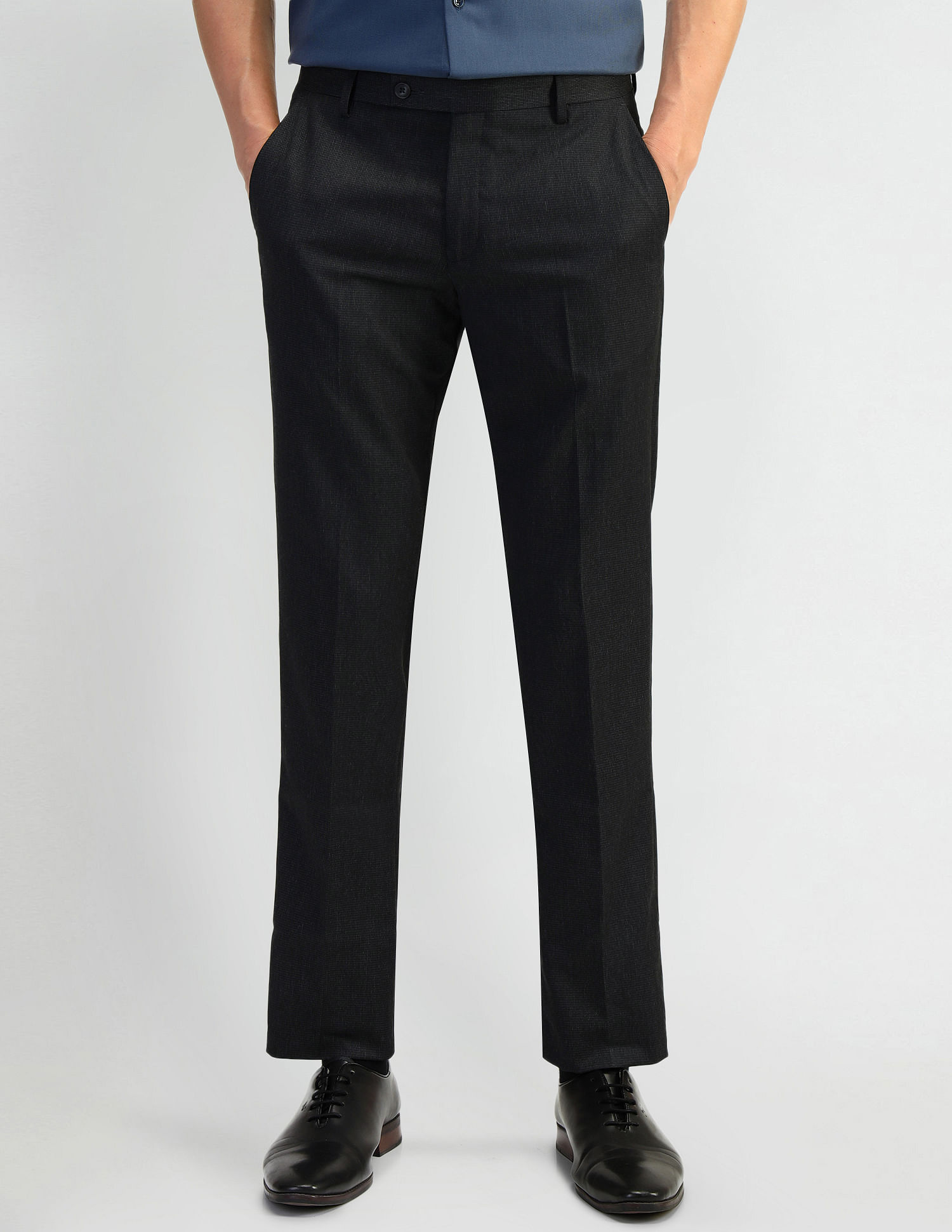 Arrow Mid Rise Tapered Fit Trousers