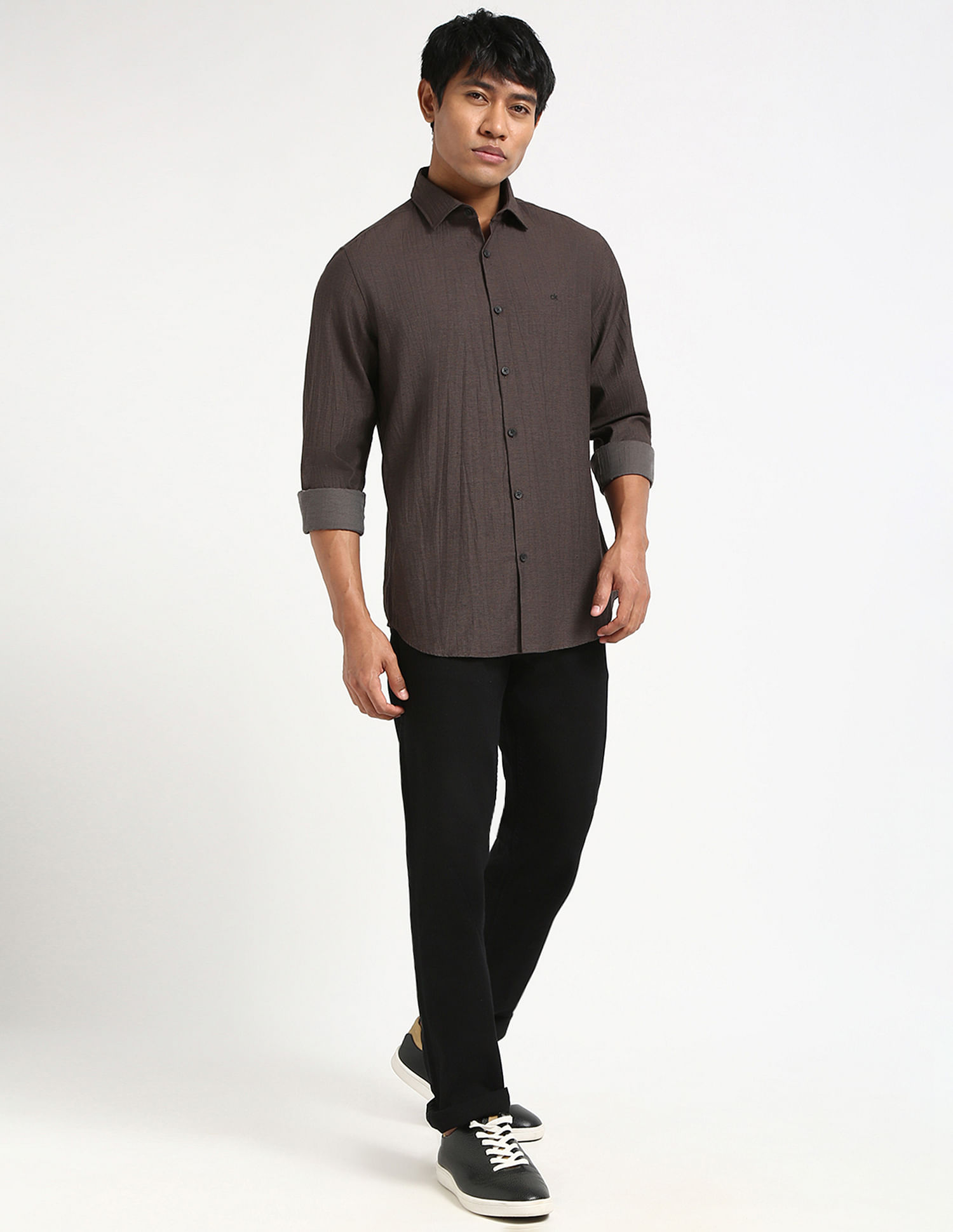 Calvin Klein Jeans Slim Fit Twill Shirt