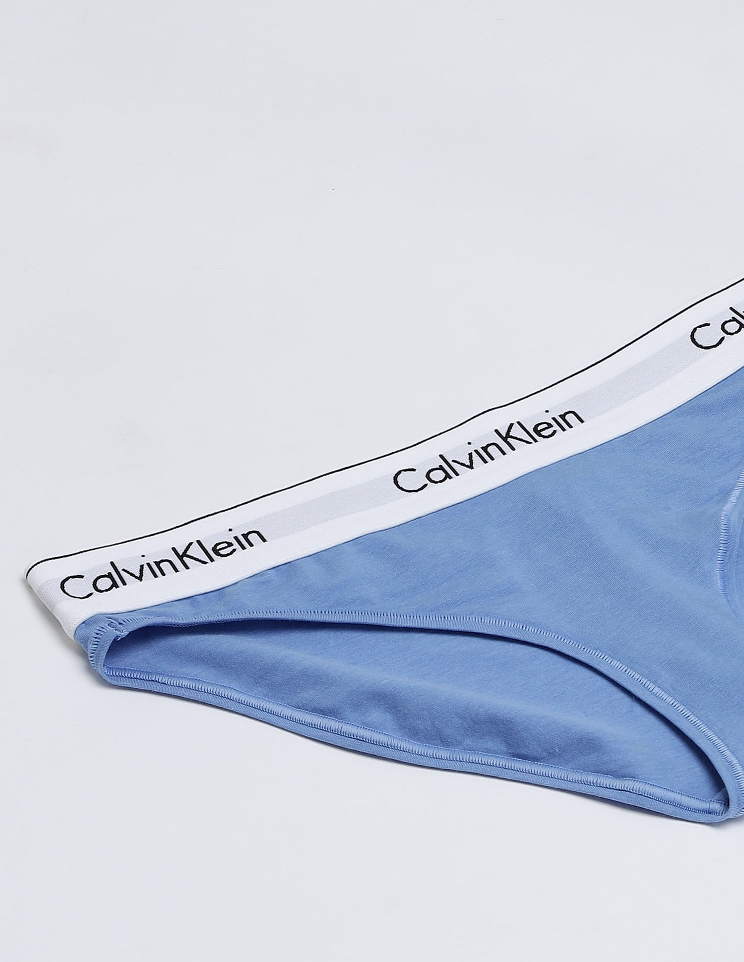 Calvin Klein Underwear Womens Blue Solid Panties