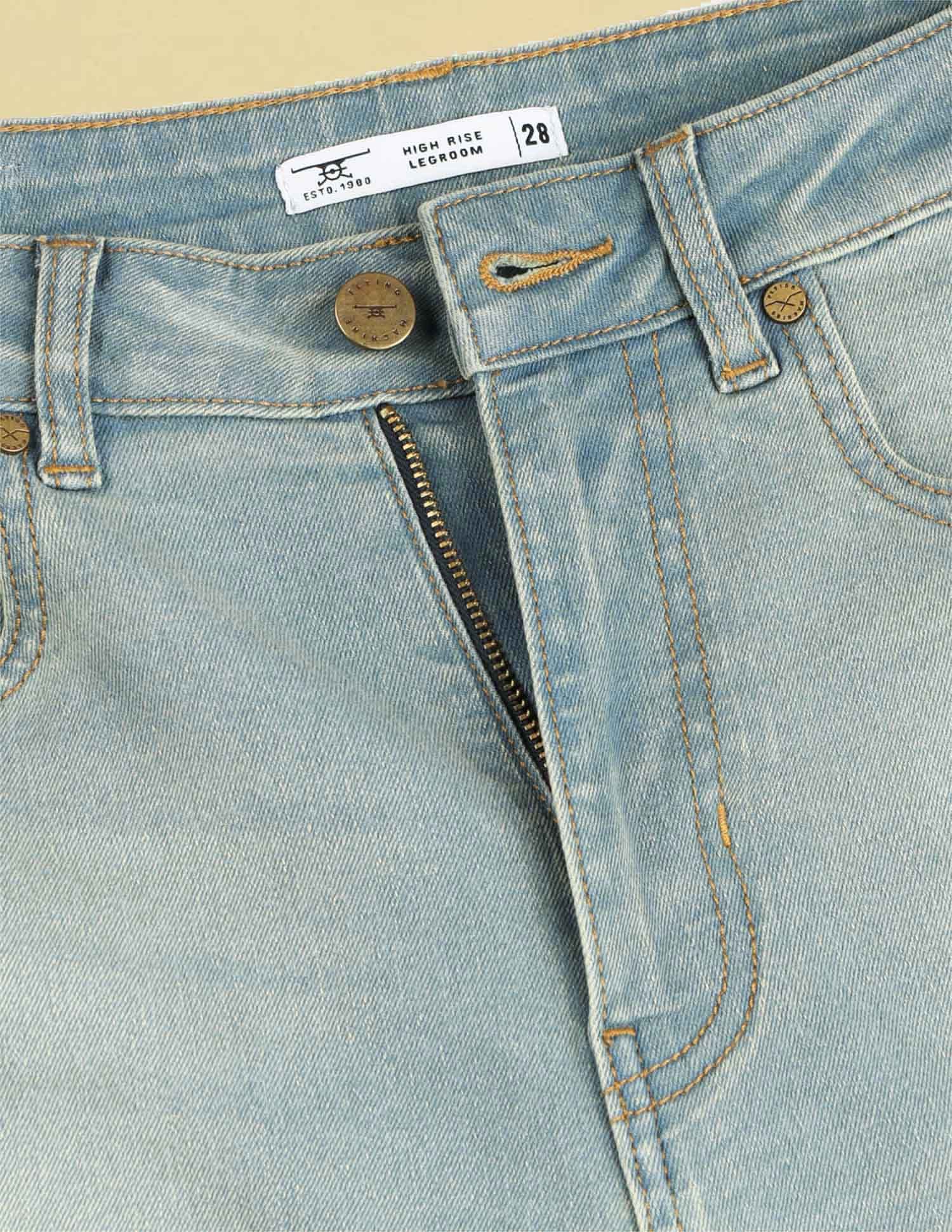 Flying Machine Women High Rise Ultra Wide Leg Jeans
