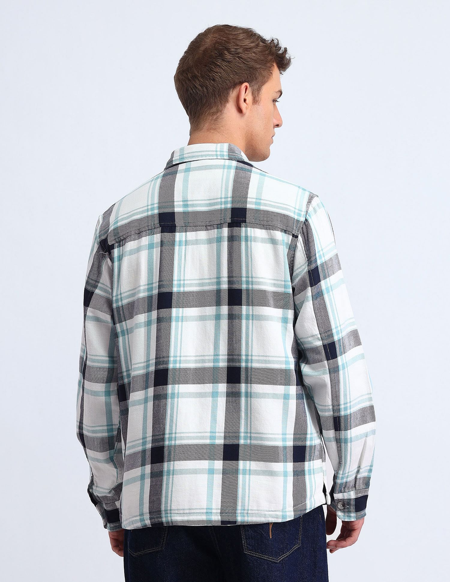 Flying Machine Kiddult Gingham Checked Shacket