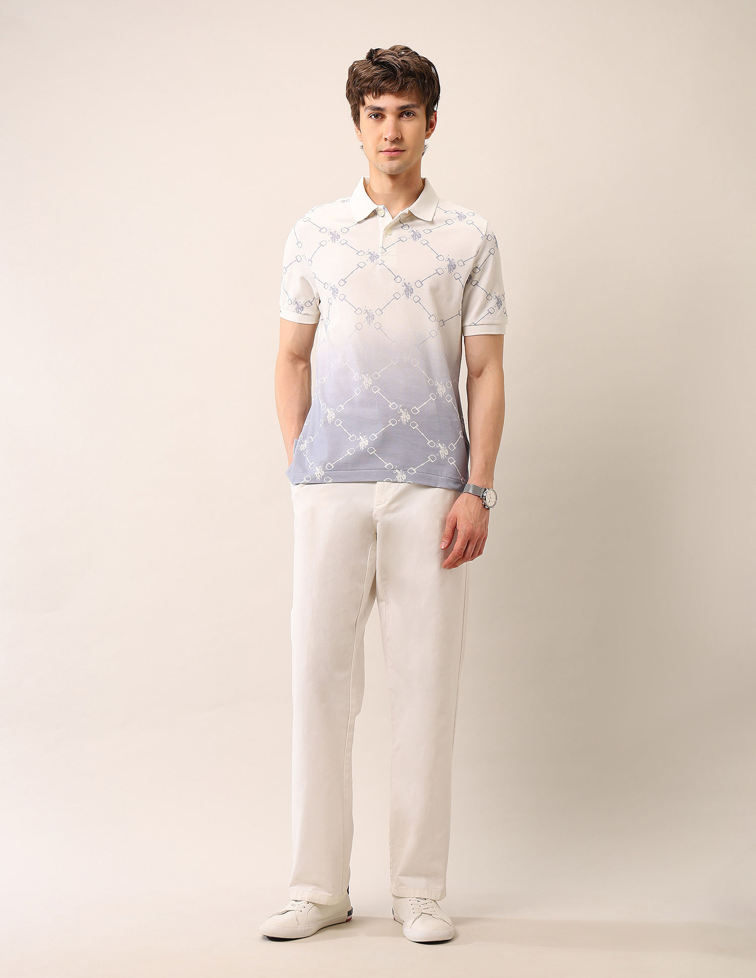 U.S. Polo Assn. Denim Co. Muscle Fit Pure Cotton Polo Shirt