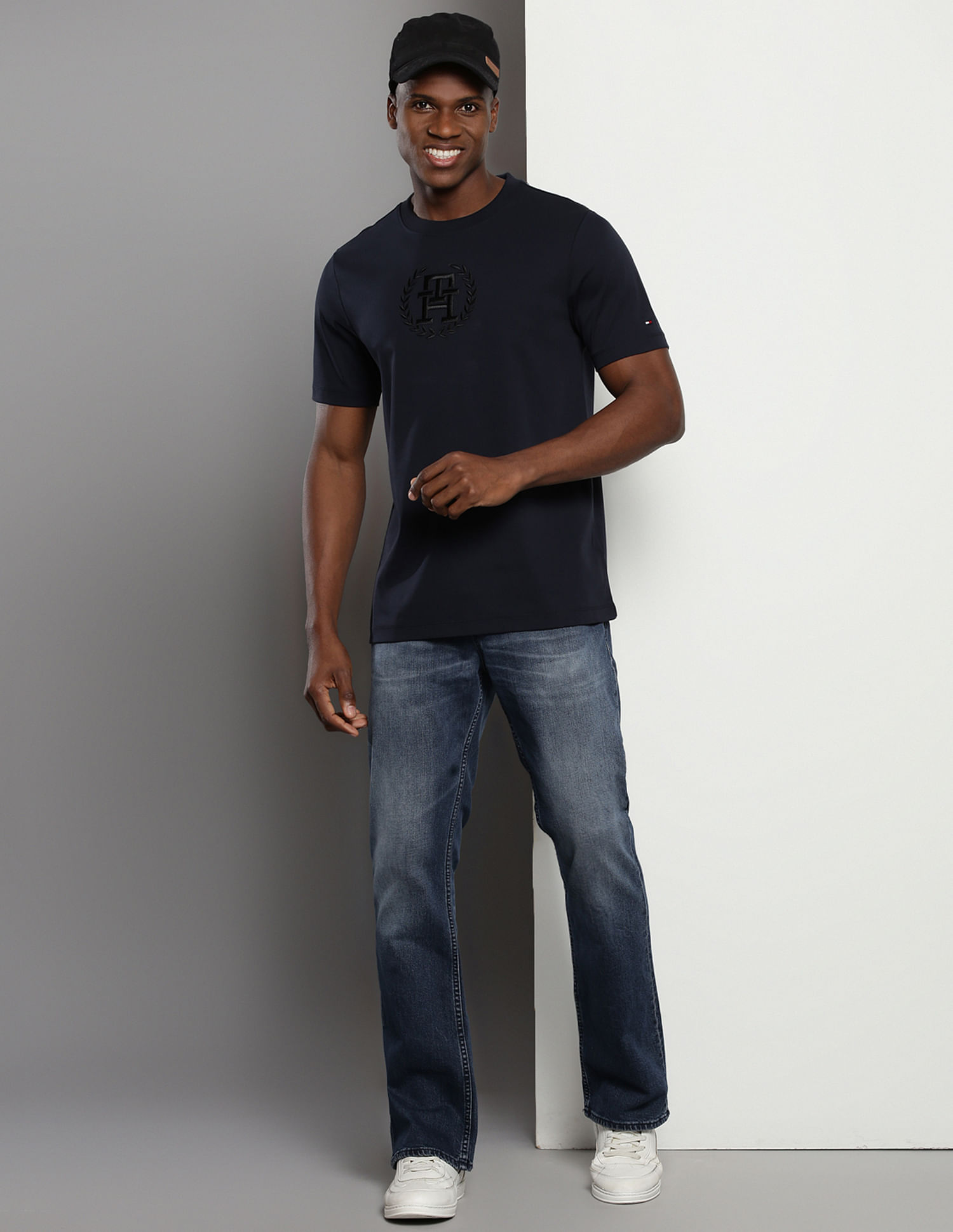 Tommy Hilfiger Sustainable Embroidered Laurel T-Shirt
