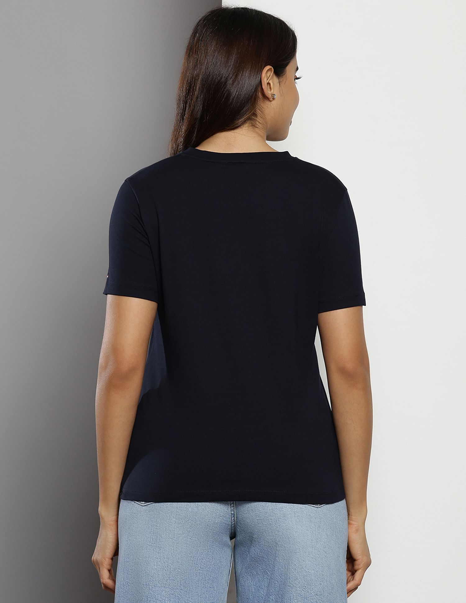 Tommy Hilfiger Crew Neck Hilfiger Script T-Shirt