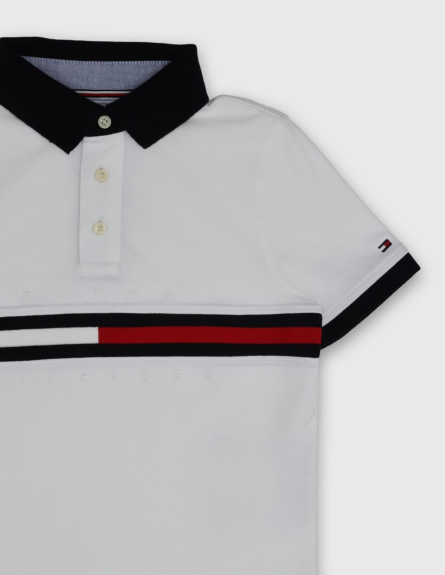 Tommy Hilfiger Kids Boys Logo Regular-Fit Cotton Polo T-Shirt