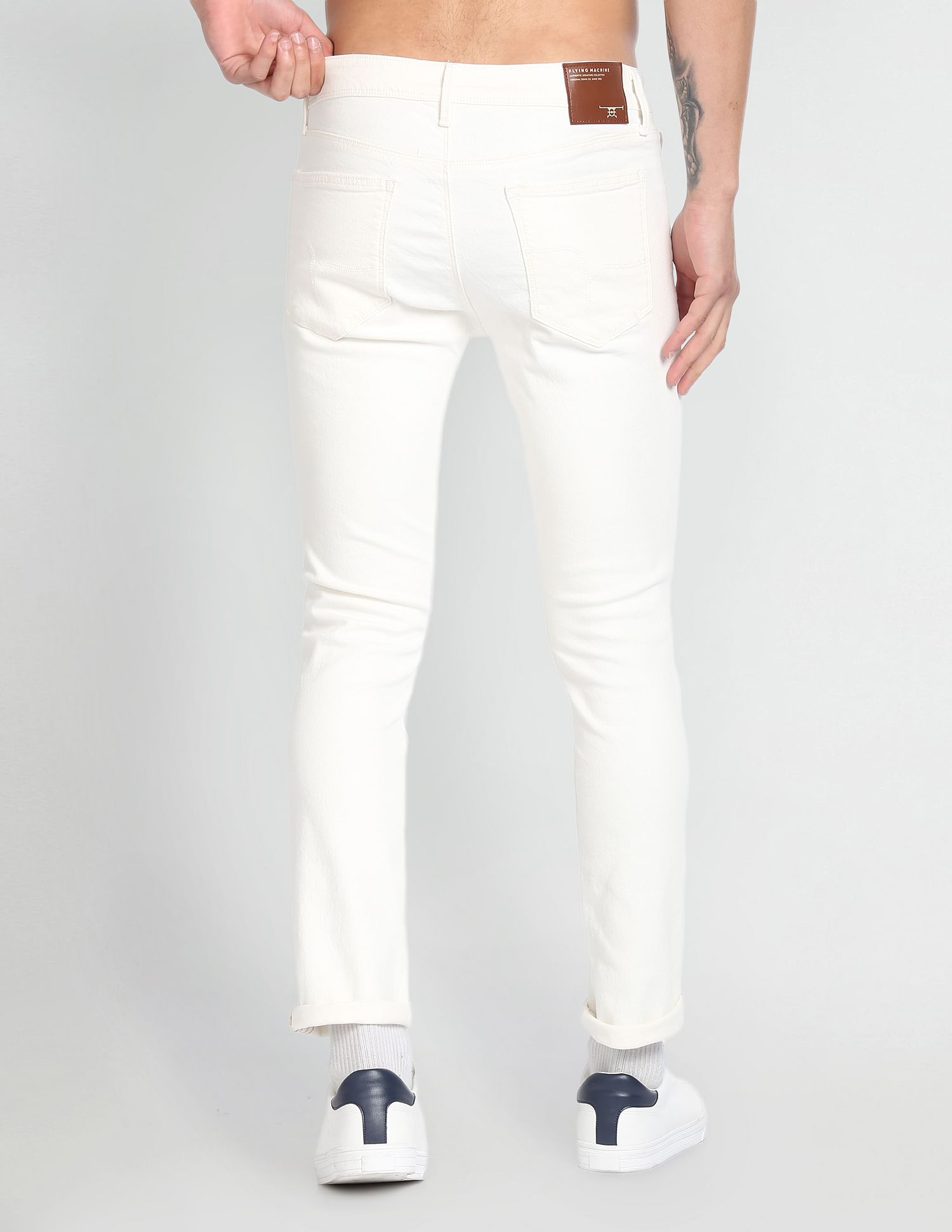 Flying machine sale white jeans