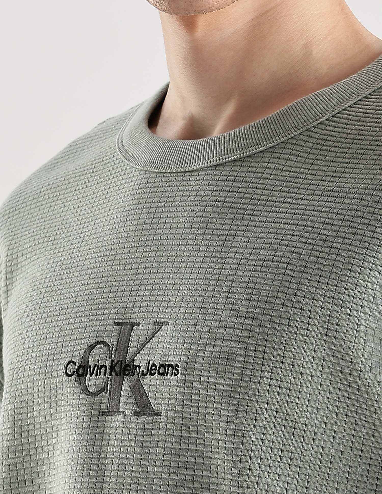 Calvin Klein Jeans Embroidered Logo Relaxed Fit Cotton T-Shirt