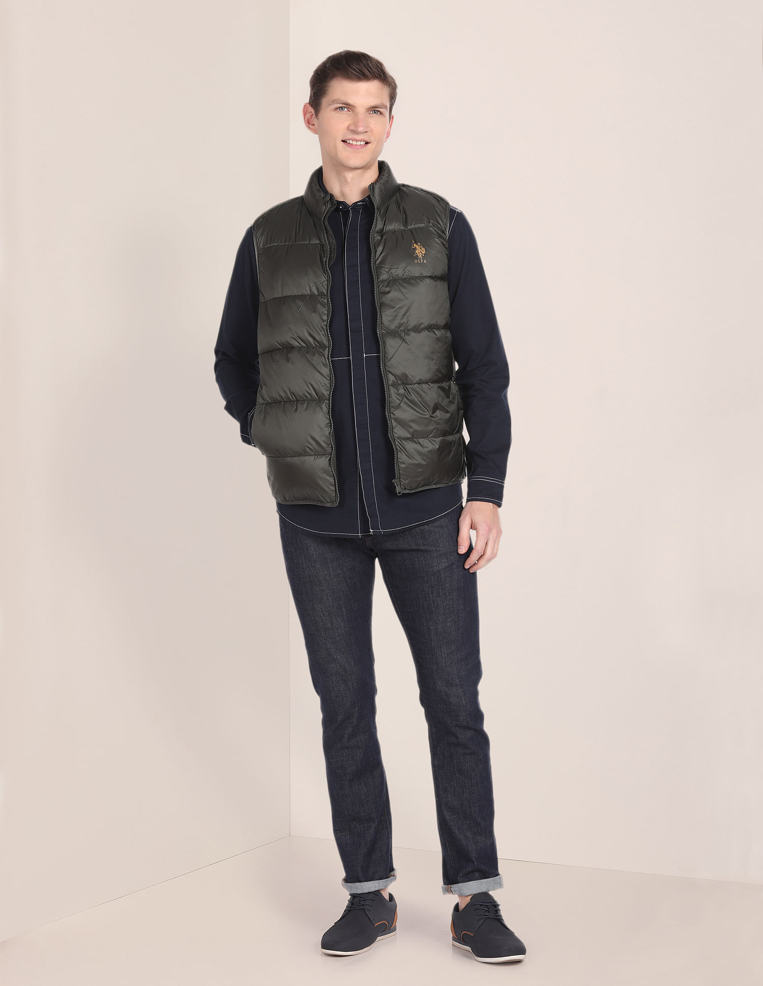 Us polo store assn quilted vest