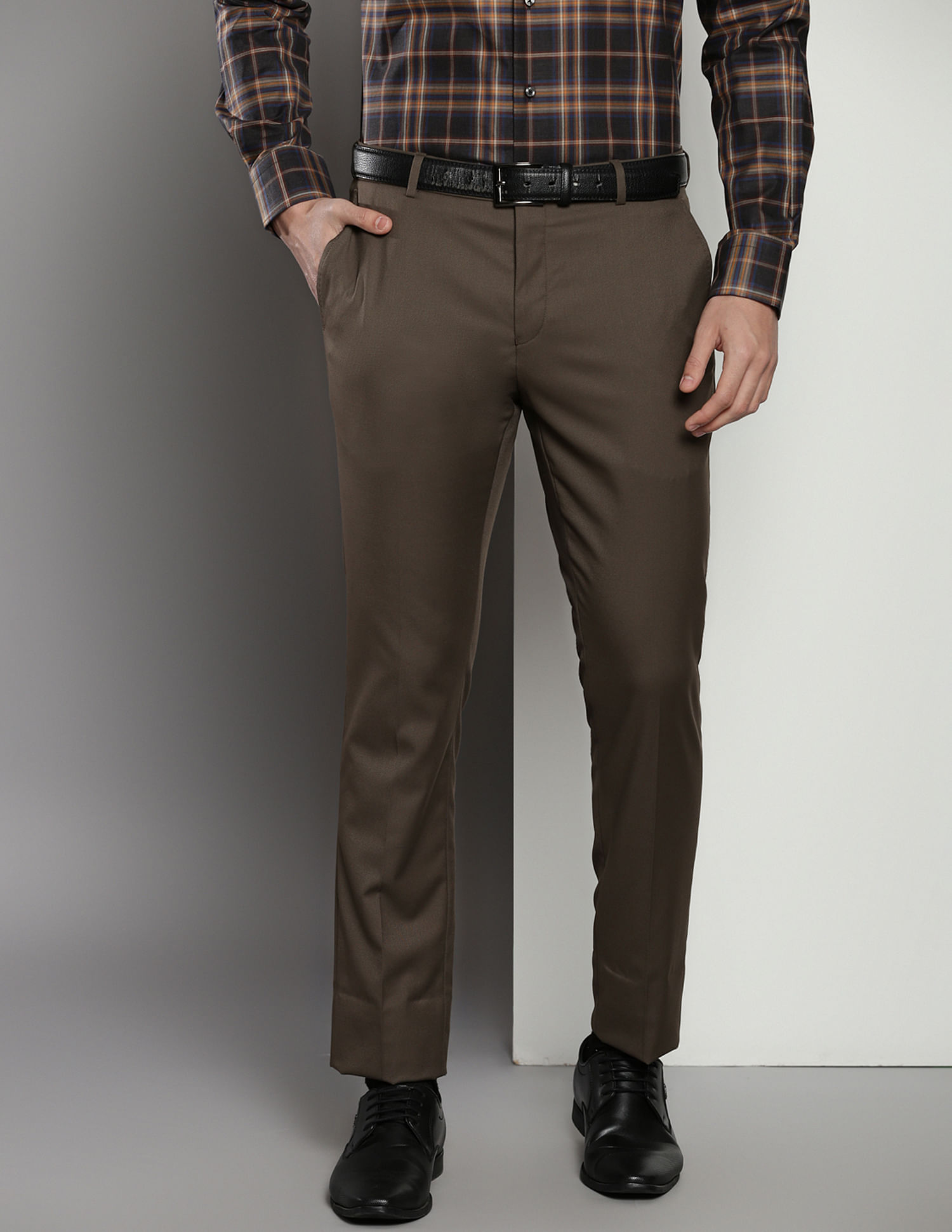 Tommy Hilfiger Mid Rise Honeycomb Weave Trousers