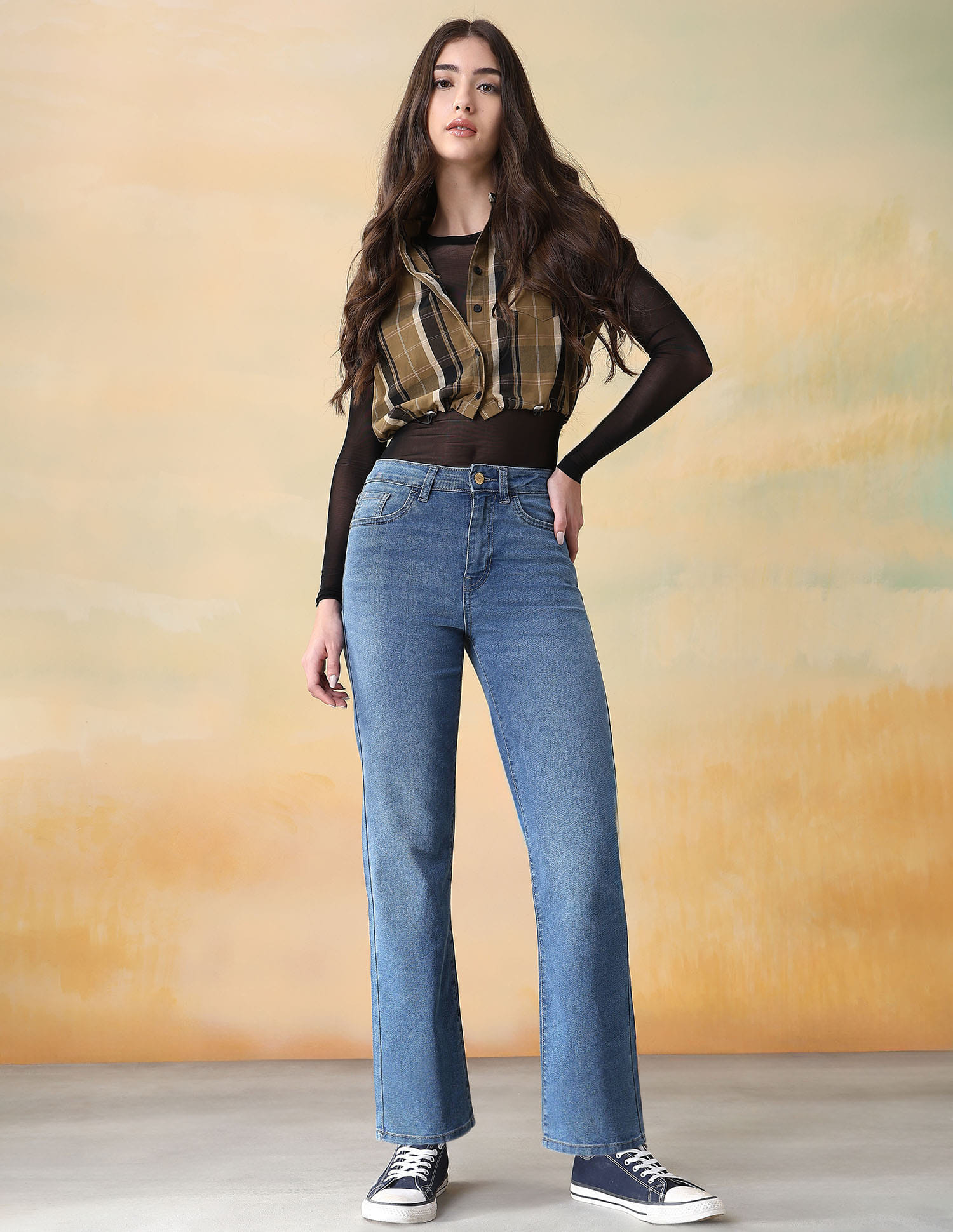 Kokoro 　GENfactoryBUMPS9 26.0-26.5cm Buy Flying Machine Women High Rise Straight Fit Jeans - NNNOW.com