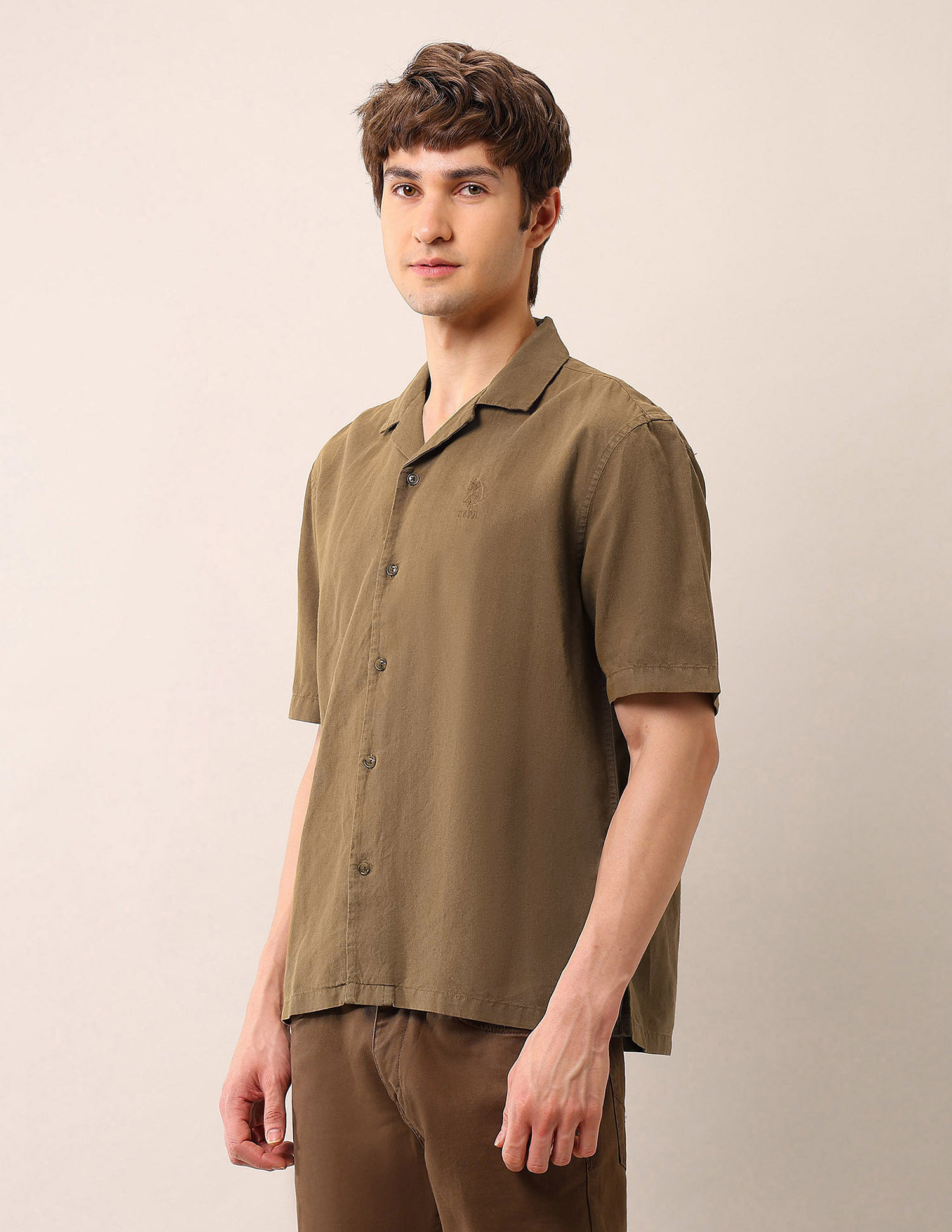U.S. Polo Assn. Denim Co. Solid Relaxed Fit Shirt