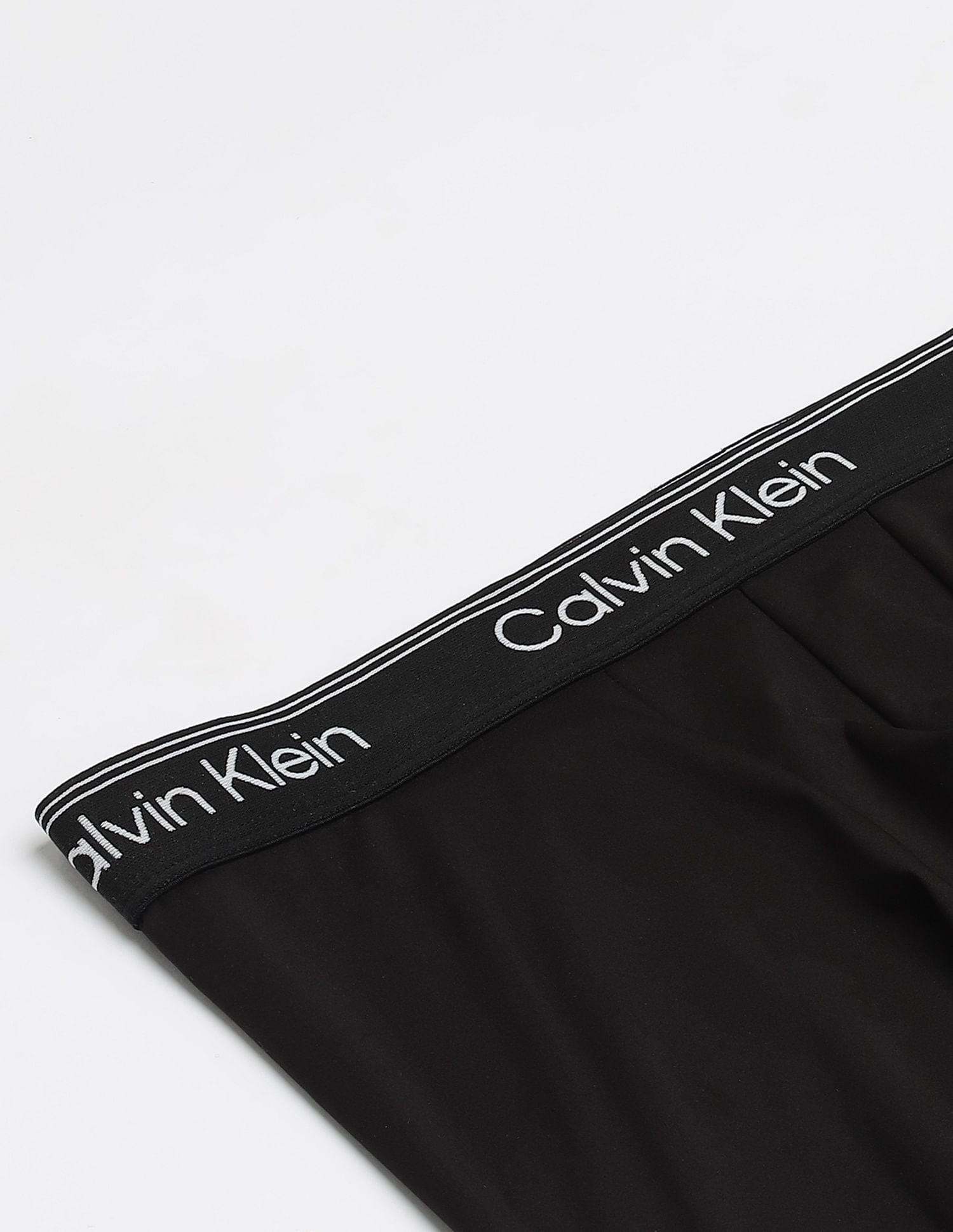 Calvin Klein Underwear Low Rise Solid Black Trunks