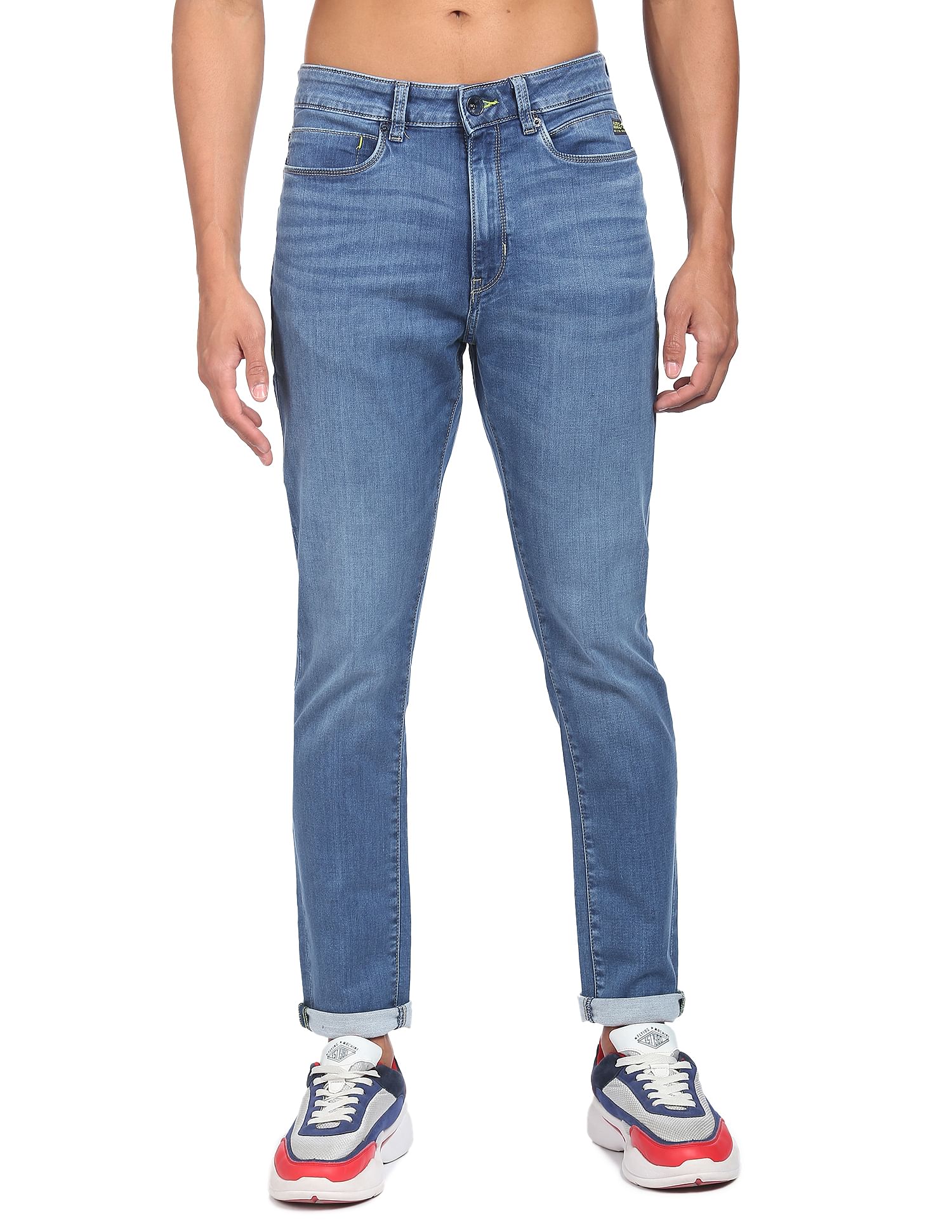 Flying Machine Stone Wash Billy Regular Fit F-Lite Jeans