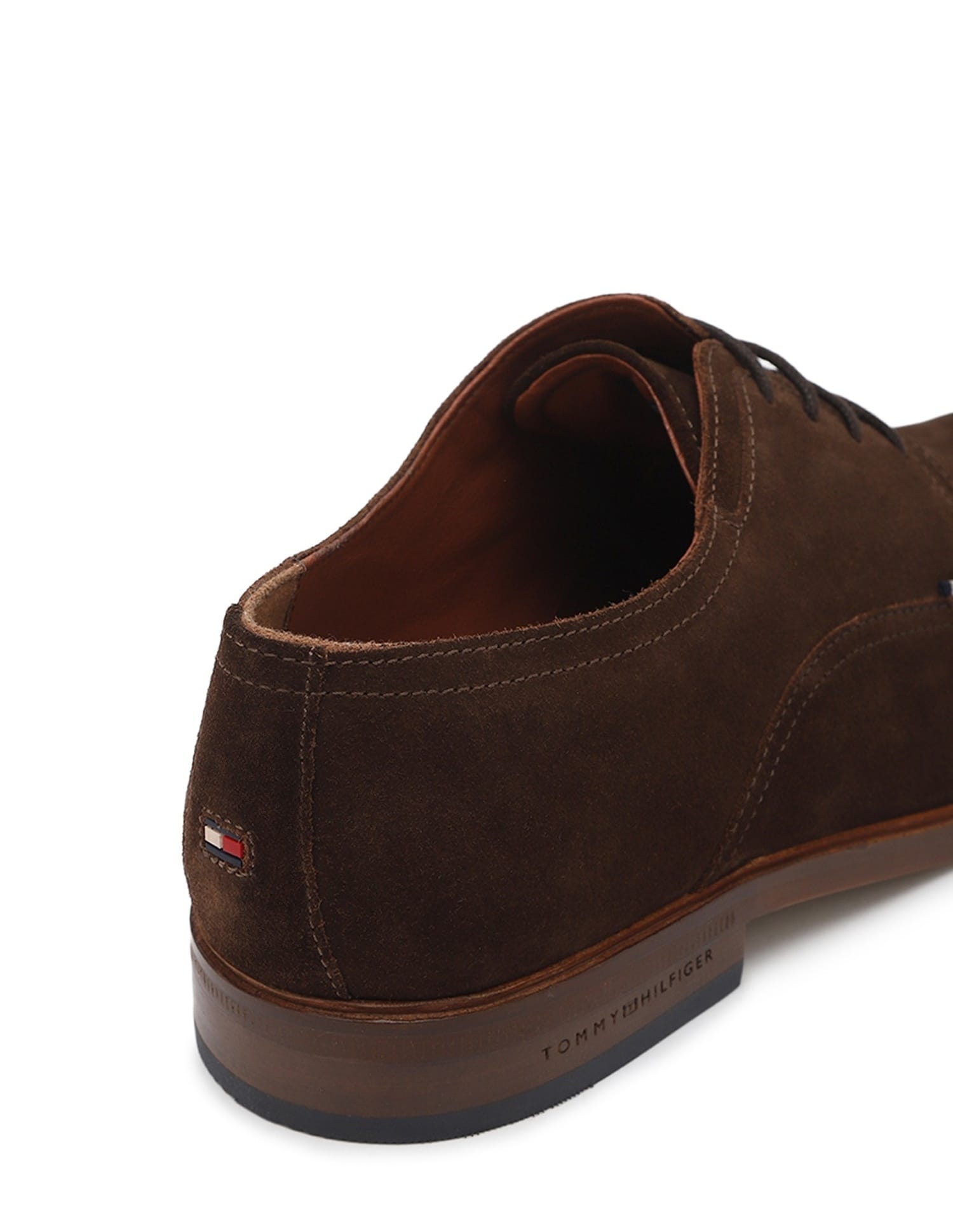 Buy Tommy Hilfiger Solid Brown Suede Blucher - NNNOW.com Buy Tommy Hilfiger Solid Brown Suede Blucher - NNNOW.com