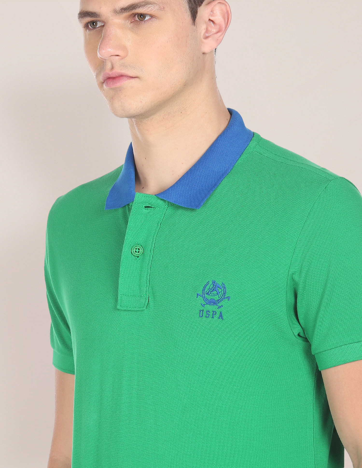 U.S. Polo Assn. Cotton Solid Polo Shirt