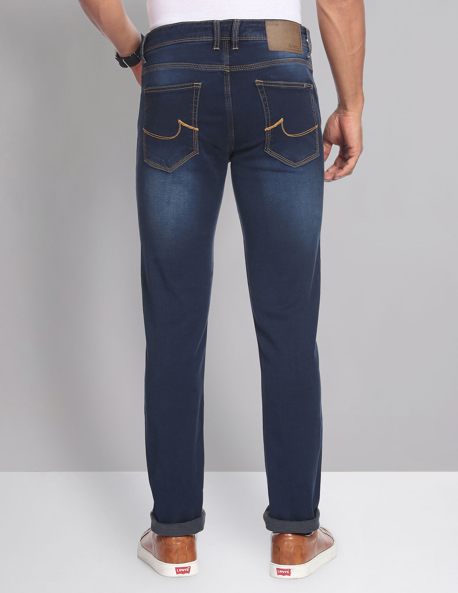 AD by Arvind Mid Rise Skinny Fit Jeans