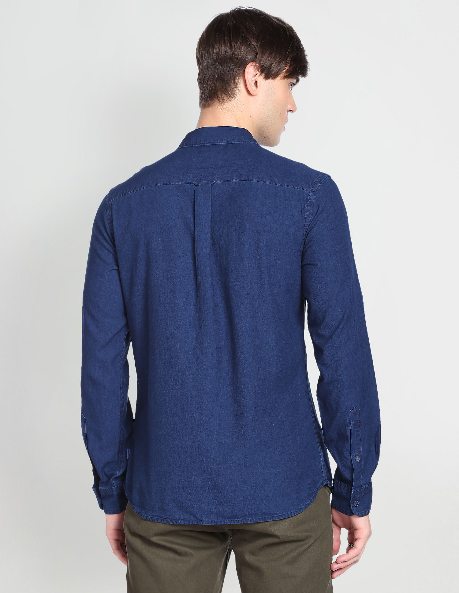 Flying Machine Twill Washed Shirt
