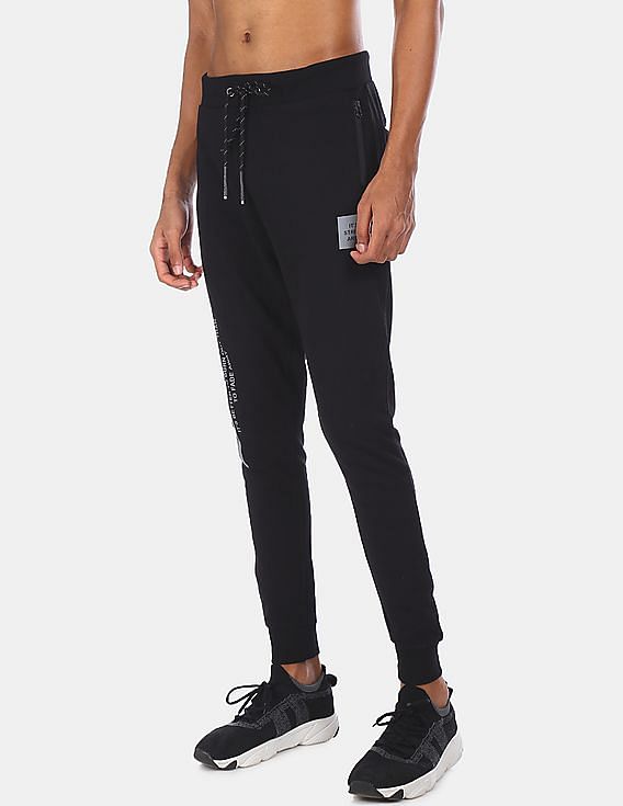 Flying Machine Drawstring Waist Knit Joggers