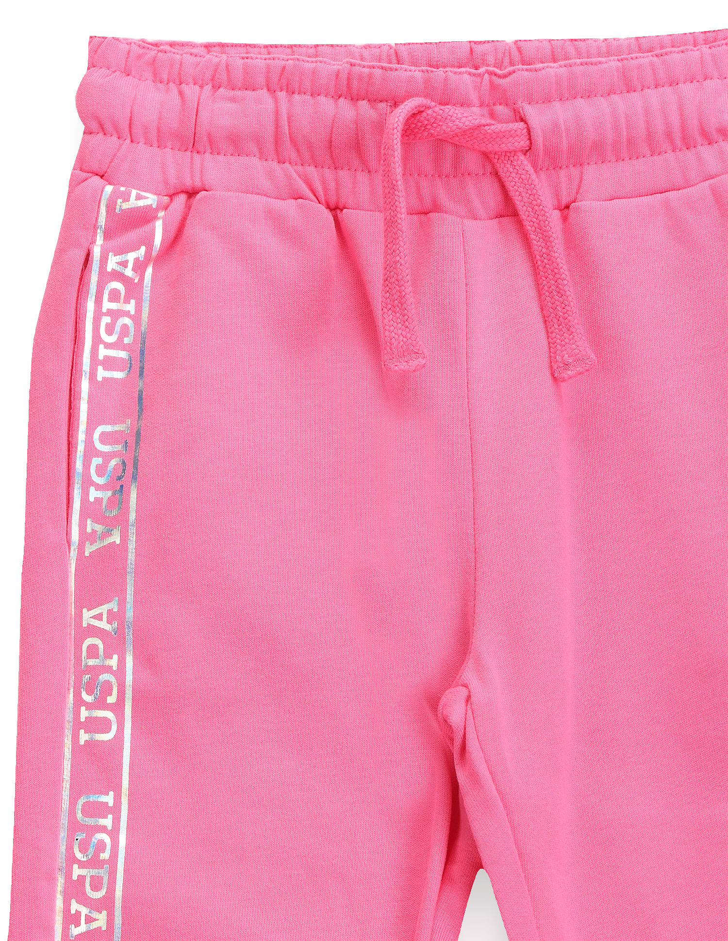 U.S. Polo Assn. Kids Girls Drawstring Waist Track Pants