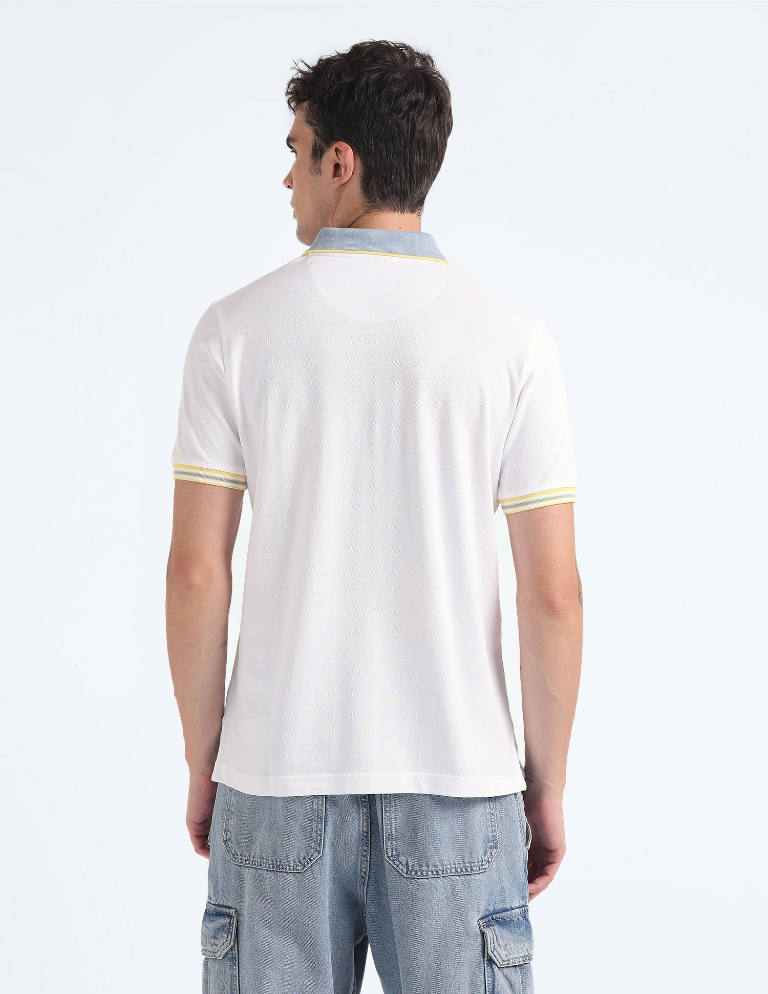Flying Machine Regular Fit Pure Cotton Polo Shirt