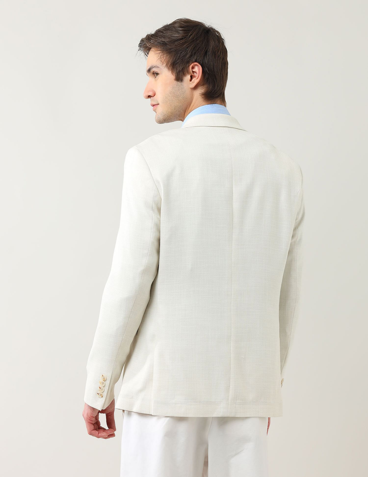 Arrow Tailored Fit Dobby Textured Blazer
