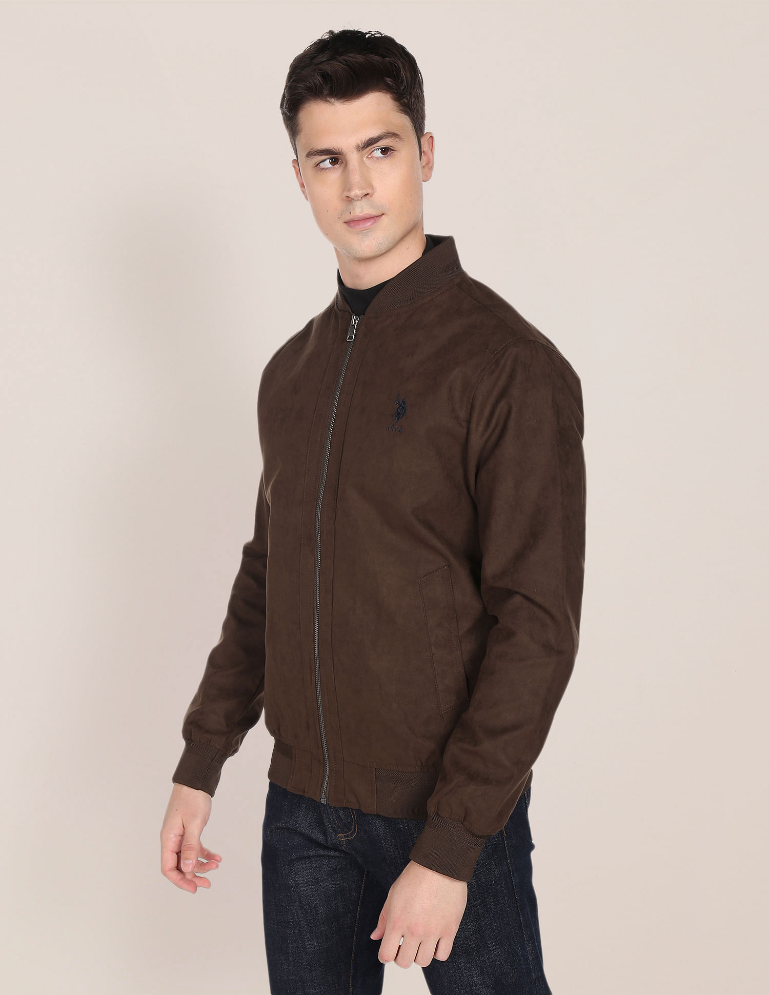 Polo hotsell jacket brown