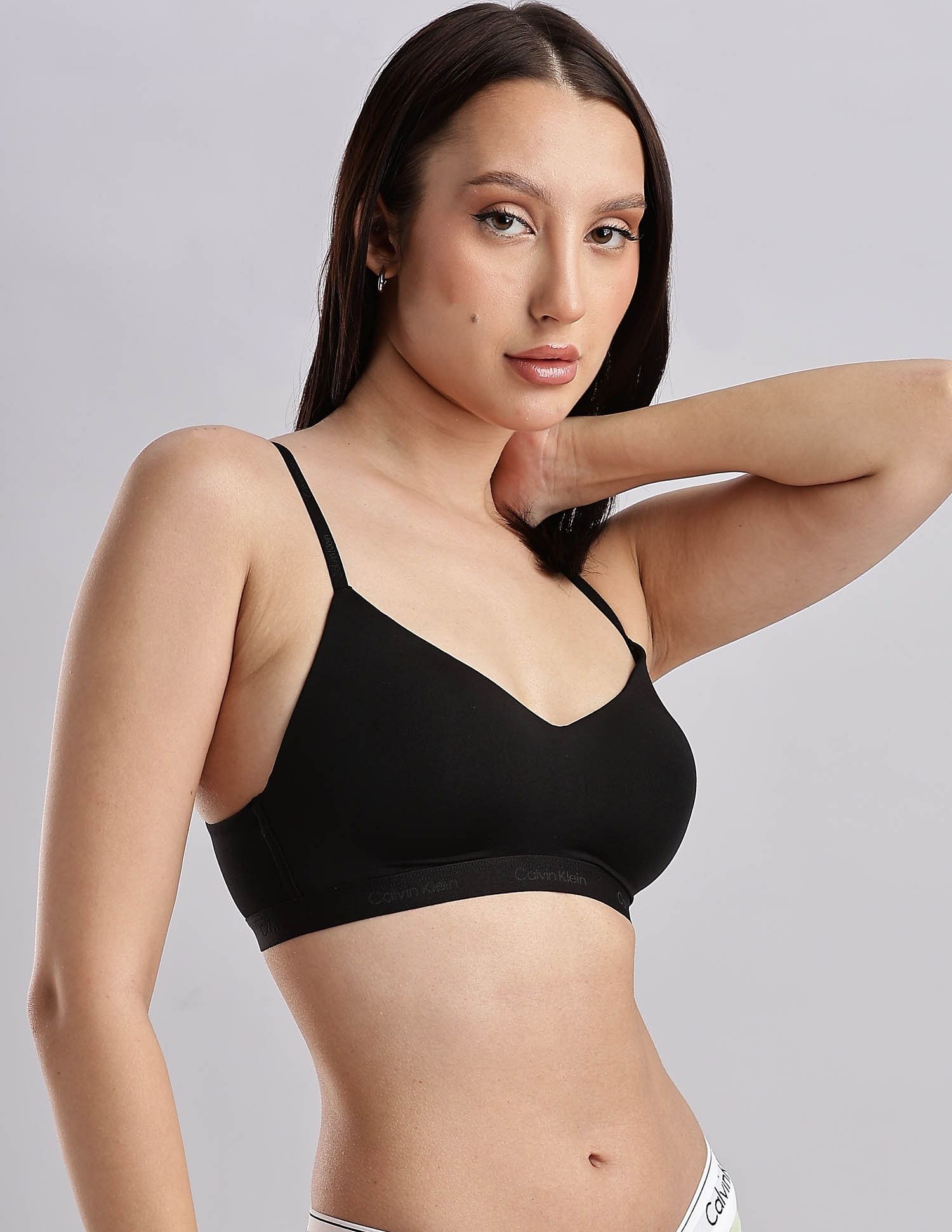 Calvin Klein Underwear Womens Black T-shirt Bra