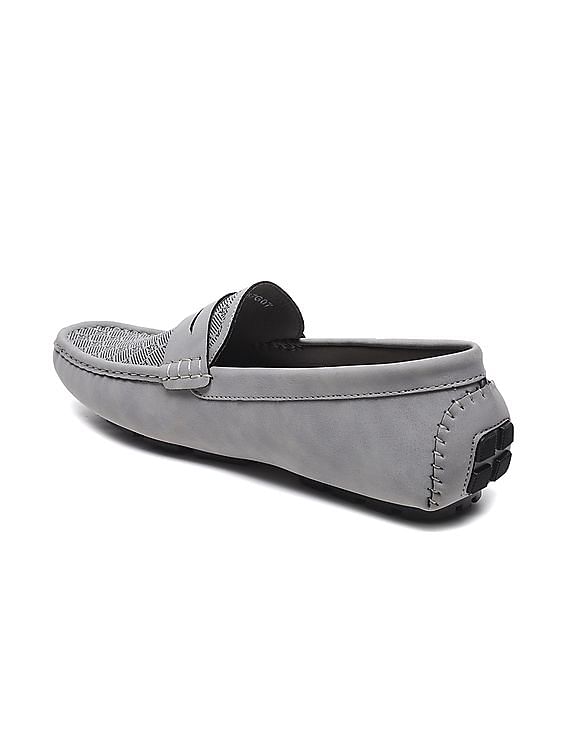 U.S. Polo Assn. Men Penny Strap Debossed Logo Asvalt Loafers