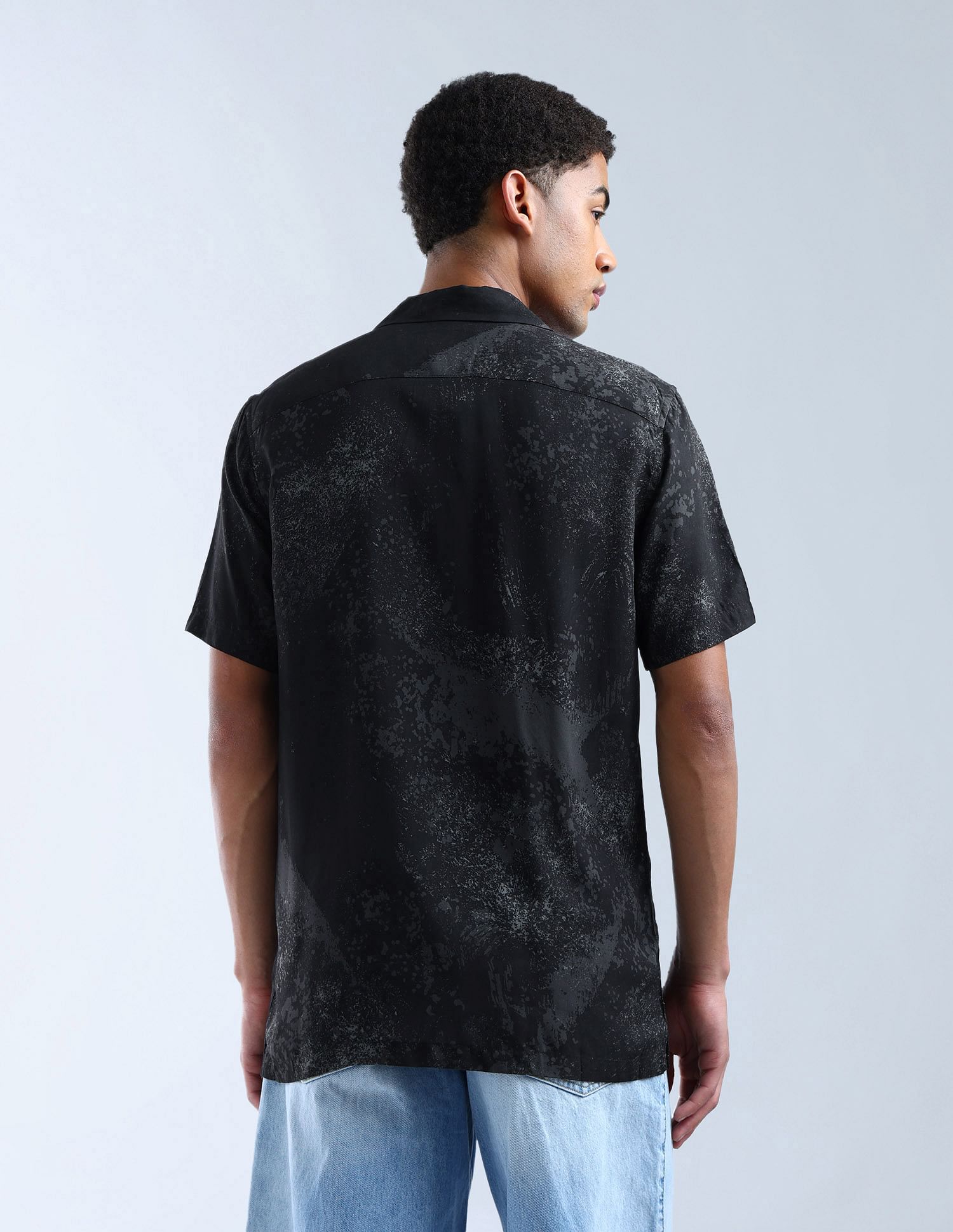 Flying Machine Regular Fit All-Over Color Of Home Shirt