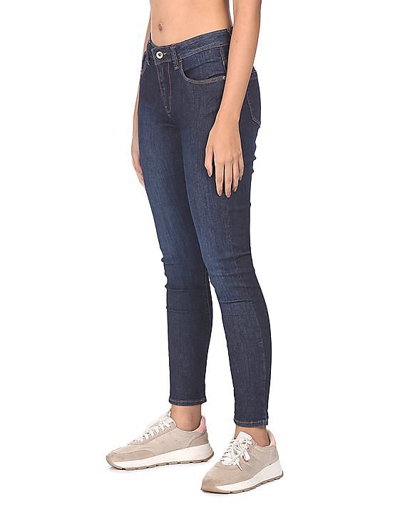 Flying Machine Women Twiggy Super Skinny Fit Mid Rise Jeans