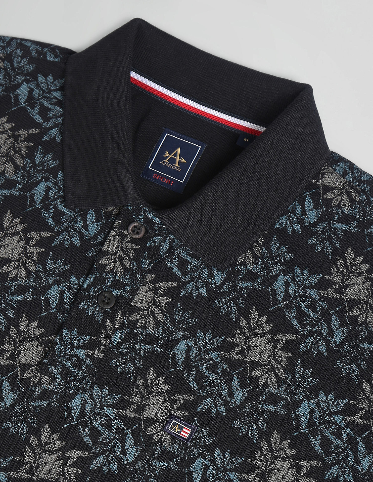 Arrow Sports Compact Cotton Tropical Polo Shirt