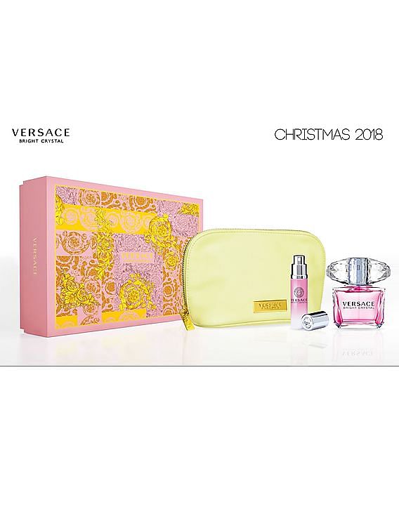 Versace pink perfume gift set hot sale