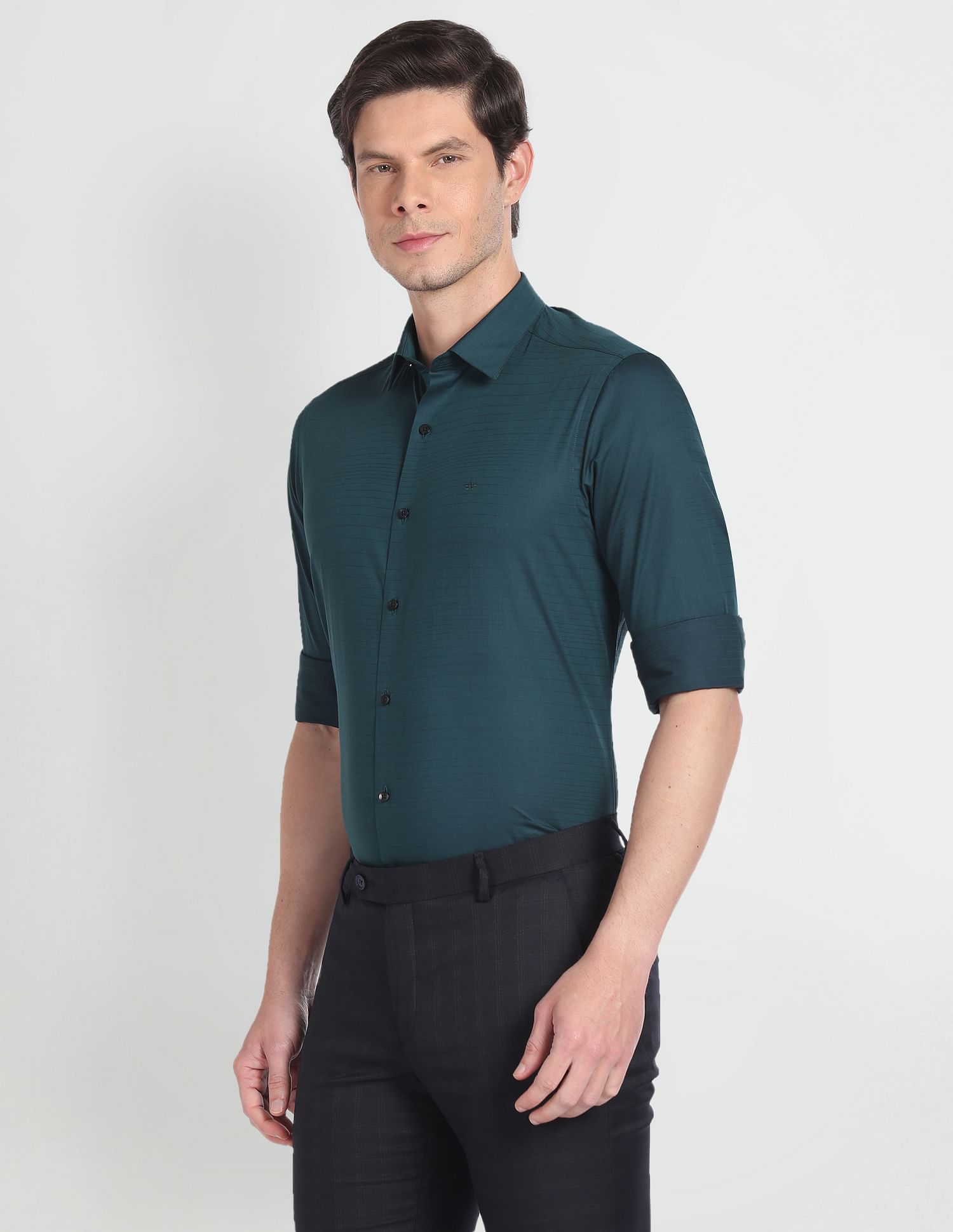 Arrow Horizontal Stripe Twill Shirt