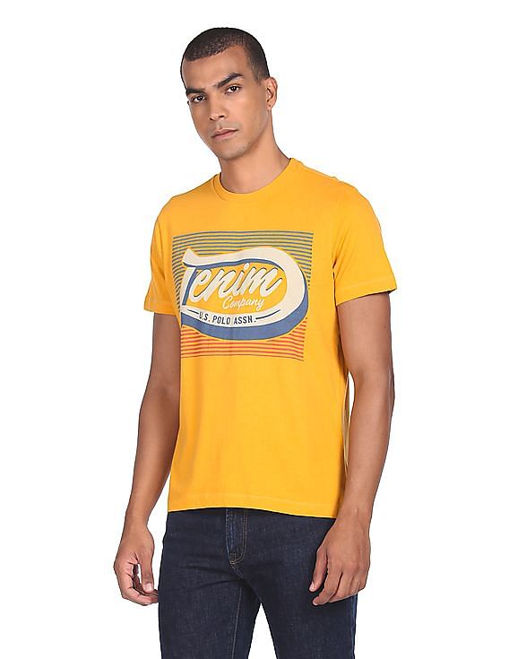 U.S. Polo Assn. Denim Co. Brand Print Cotton T-Shirt