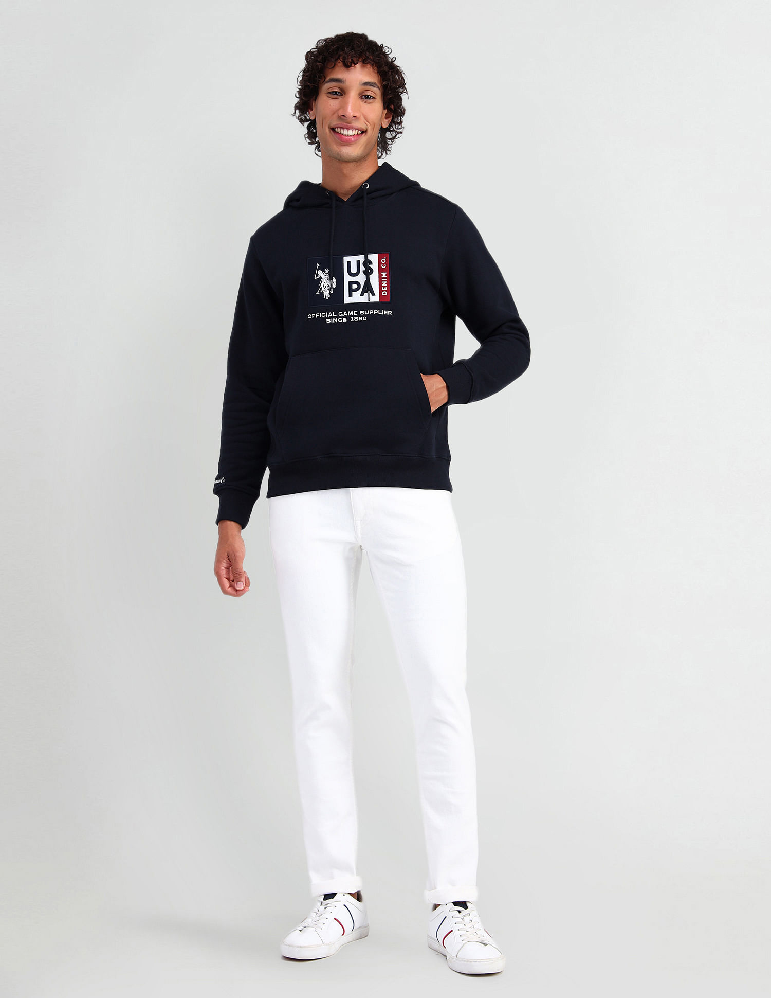 U.S. Polo Assn. Denim Co. Regular Fit Hooded Sweatshirt