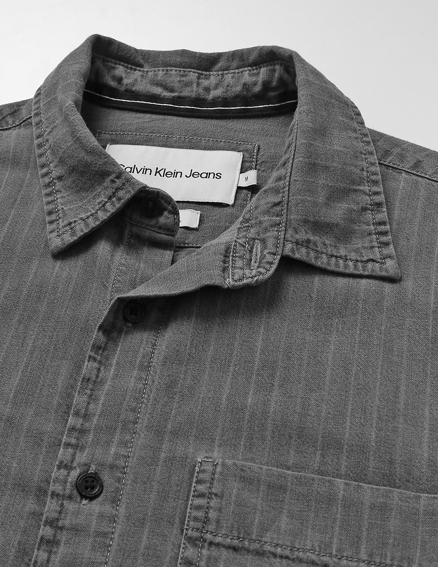 Calvin Klein Slim Fit Vertical Stripe Shirt