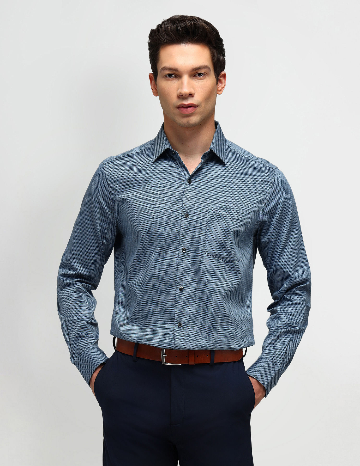 Arrow Slim Fit Dobby Shirt