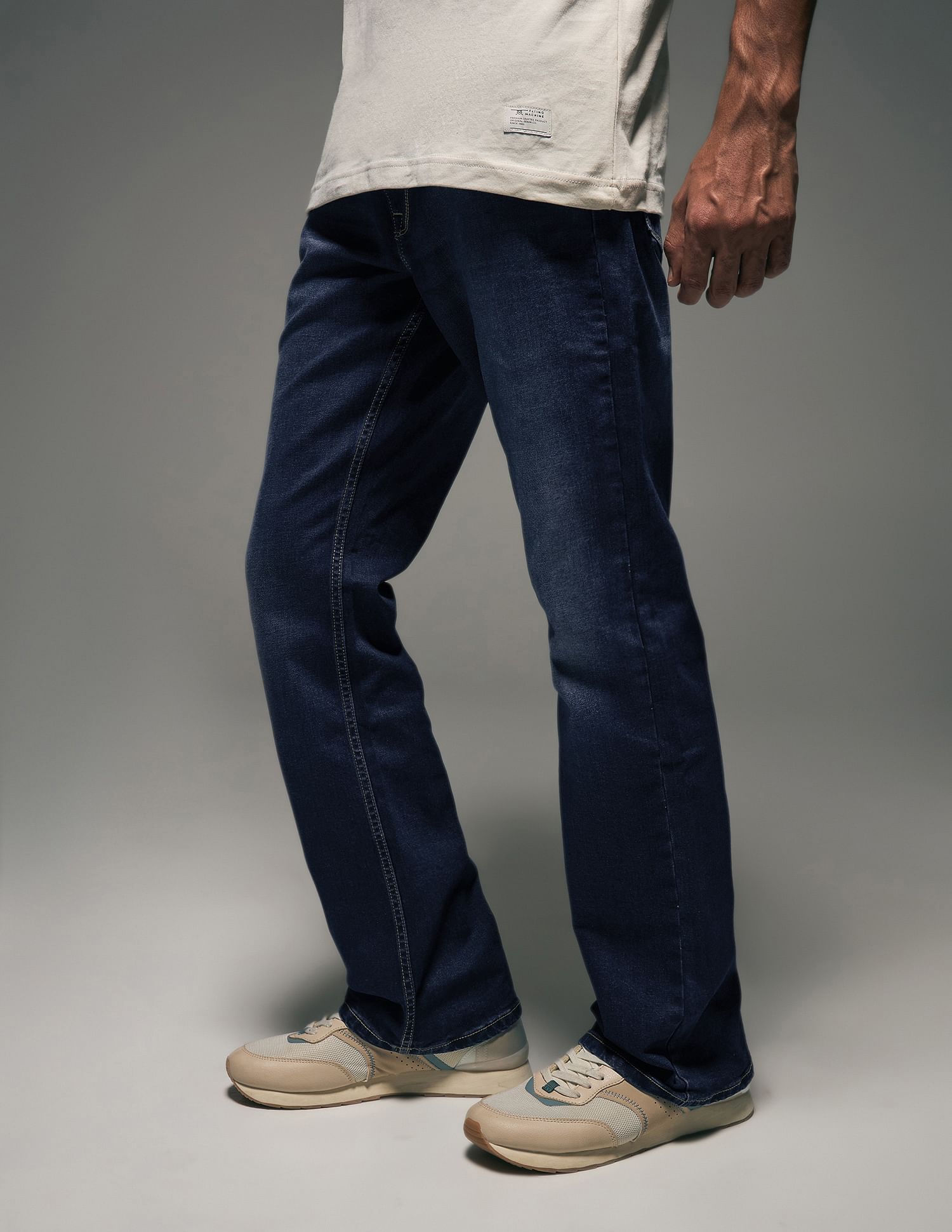 Flying Machine Bruce Bootcut Stretchable Jeans