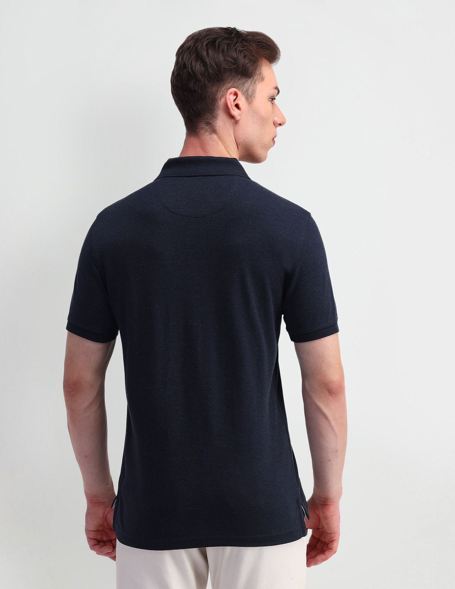 Arrow Sports Solid Regular Fit Polo Shirt