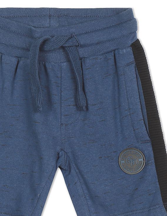 U.S. Polo Assn. Kids Mid Rise Heathered Shorts