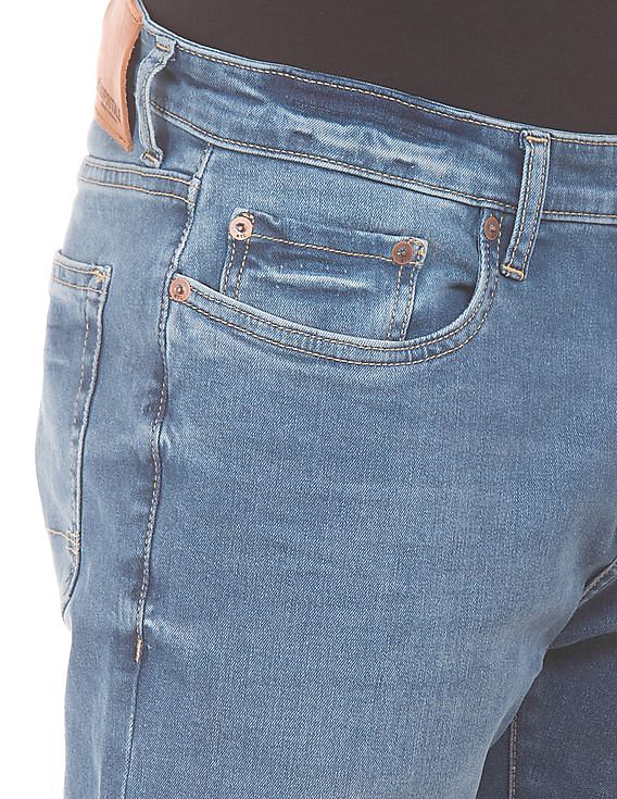Aeropostale Washed Super Skinny Jeans