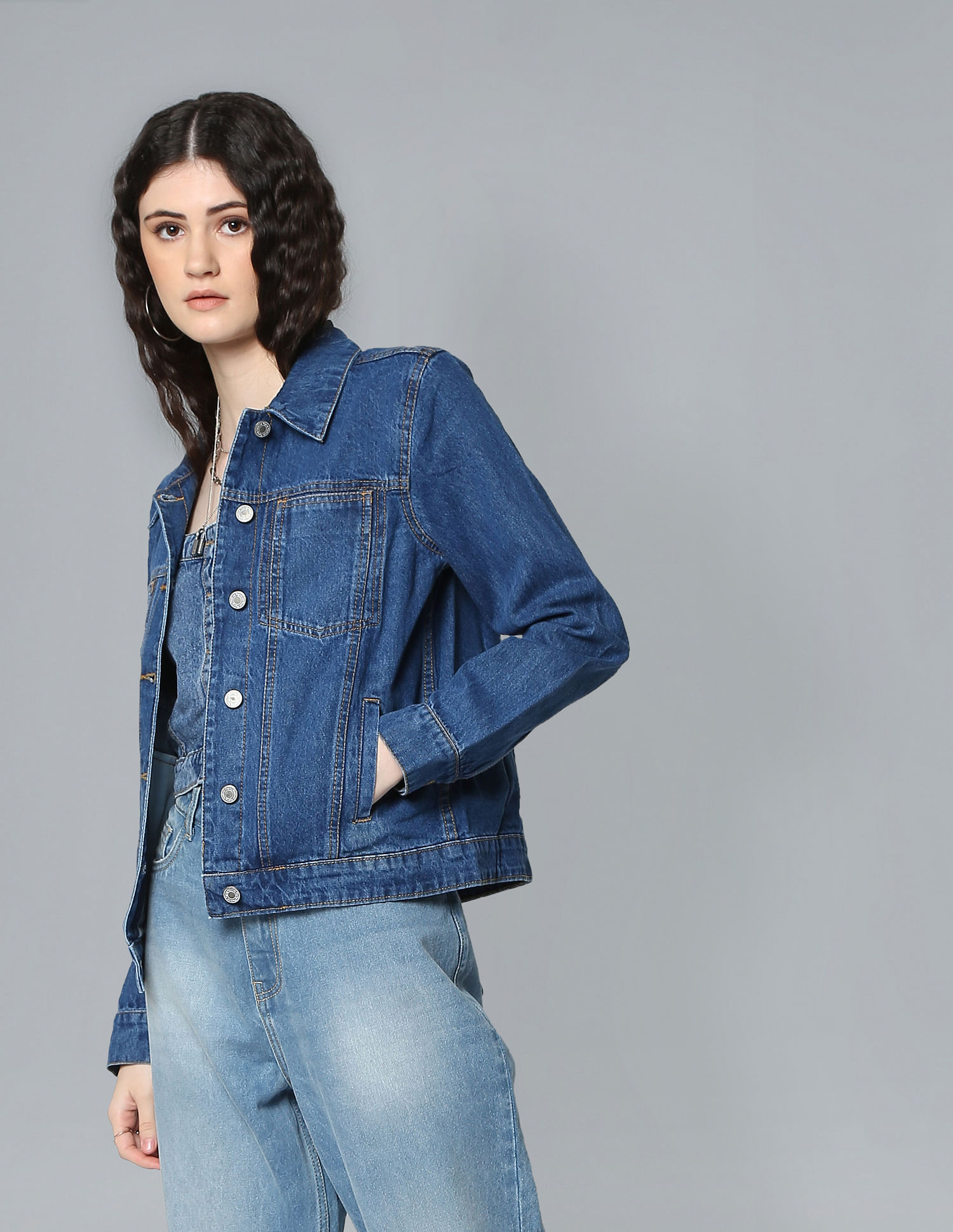 Campus Sutra Pink Denim Jacket - Buy Campus Sutra Pink Denim Jacket Online  at Best Prices in India on Snapdeal