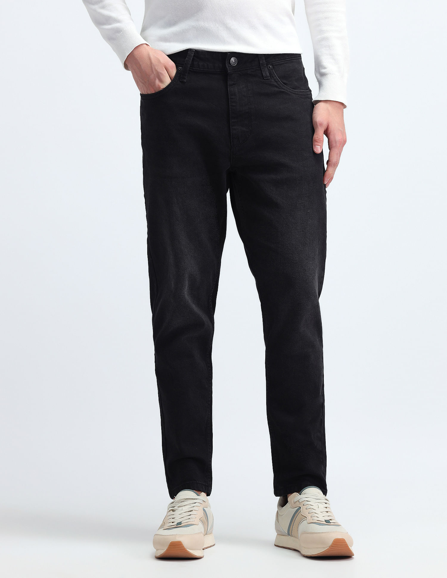 Flying Machine Mankle Slim Fit Whiskered Jeans