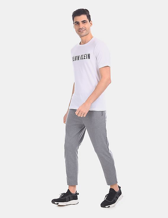 Calvin klein grey tracksuit bottoms best sale