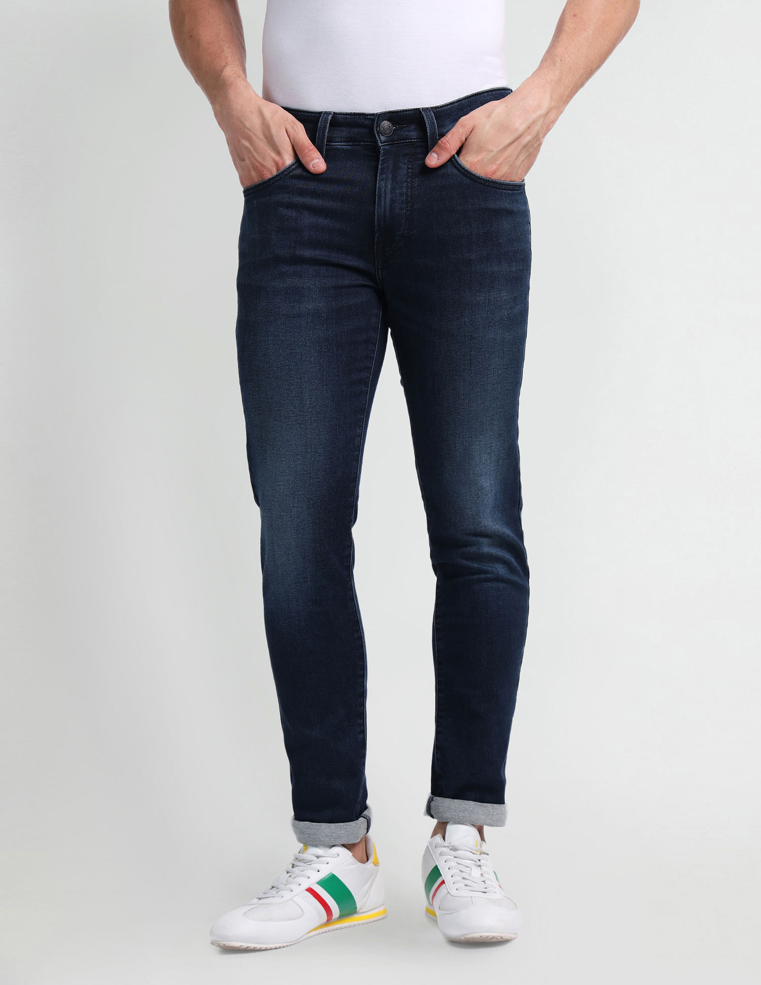 U.S. Polo Assn. Denim Co. Brandon Slim Tapered Fit Blue Jeans
