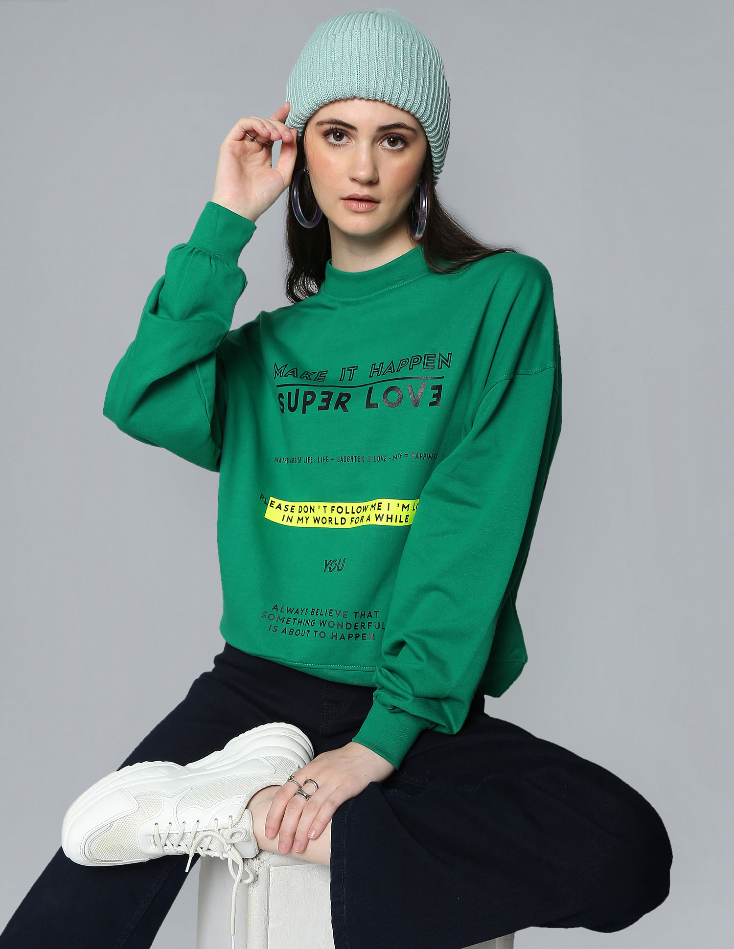 Buy Stylish Sweatshirts For Women/Ladies Online in India - NNNOW